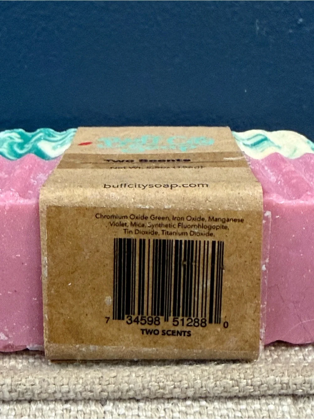 Buff City Soap Two Scents Bar Soap - Pink & Teal